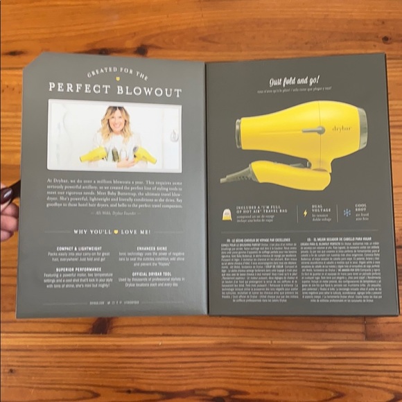 ❌SOLD❌DryBar Baby Buttercup Travel Blowdryer - Picture 2 of 2
